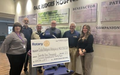 Rotary Club of Port Perry Donates New Bath Trolley
